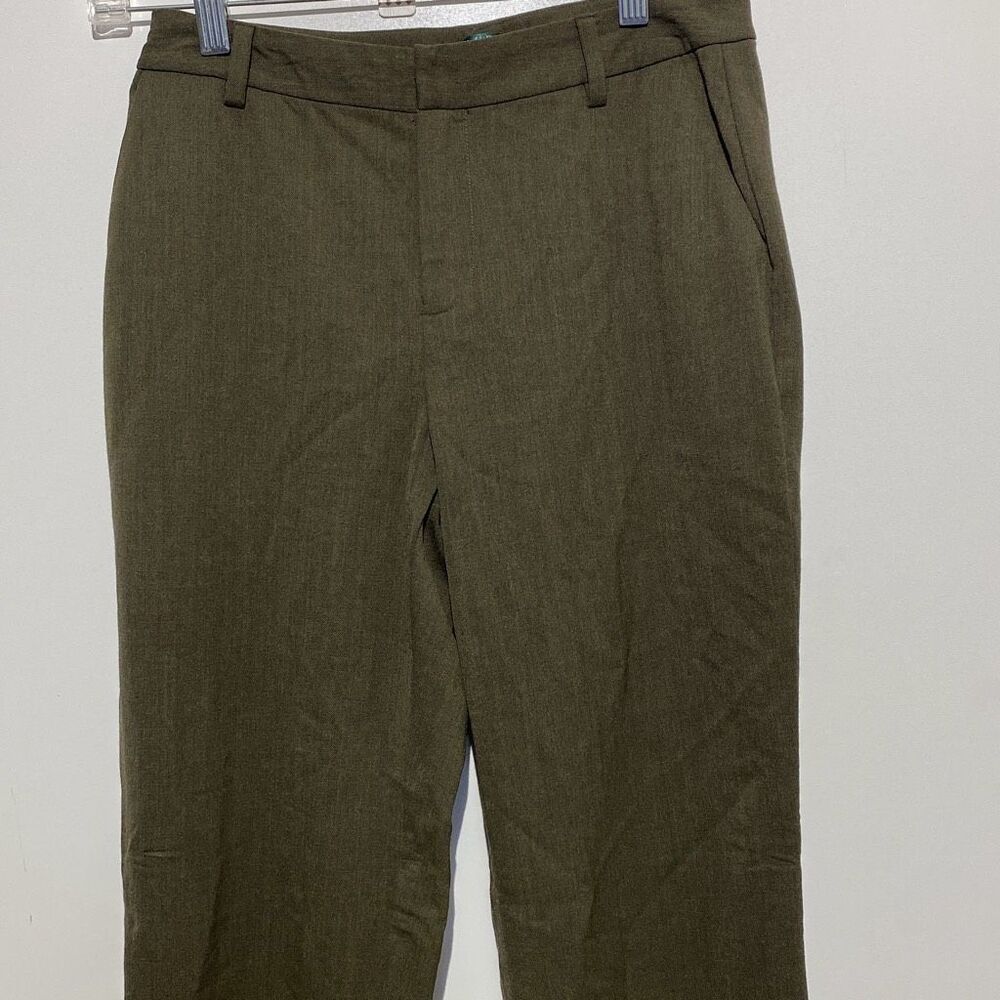 Lauren Ralph Lauren Tan Flat Front Wool Blended Dress Pants Size 2P